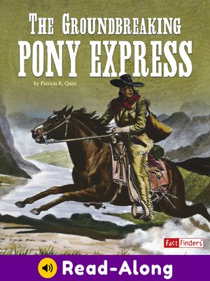 cover image of The Groundbreaking Pony Express